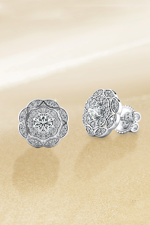 Gợi ý những mẫu bông tai đẹp kiểu dáng Halo cho các nàng